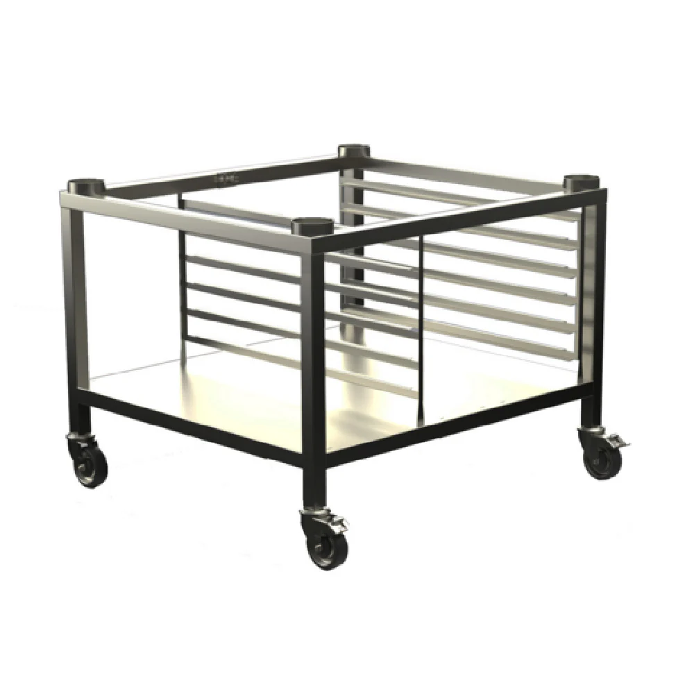 Alto Shaam 5015711 38 Inch Mobile Combi Oven Stand Stainless Steel with Pan Slides