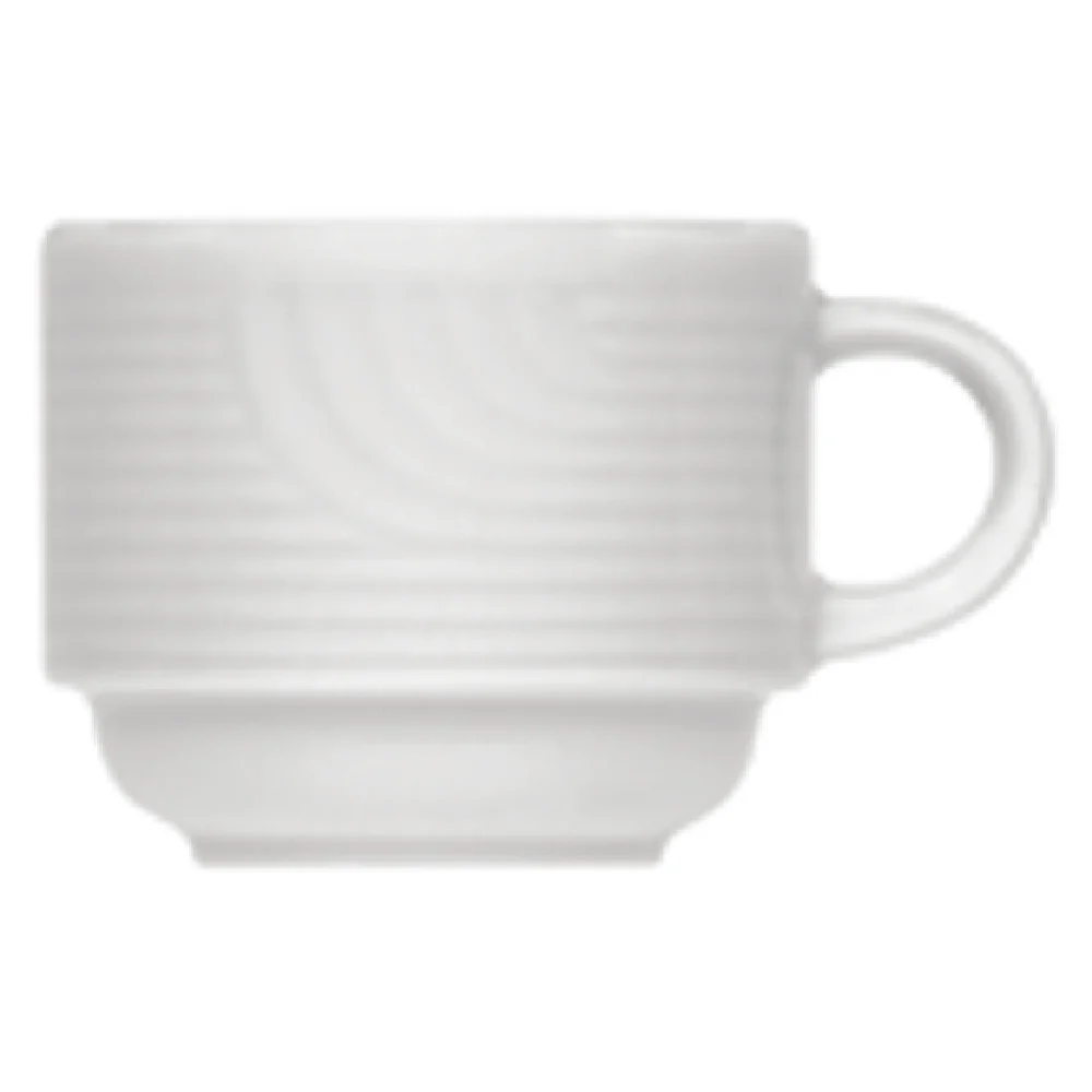 BauscherHepp 255209 3.04 Oz Cup Stackable Porcelain China - 36 Packs
