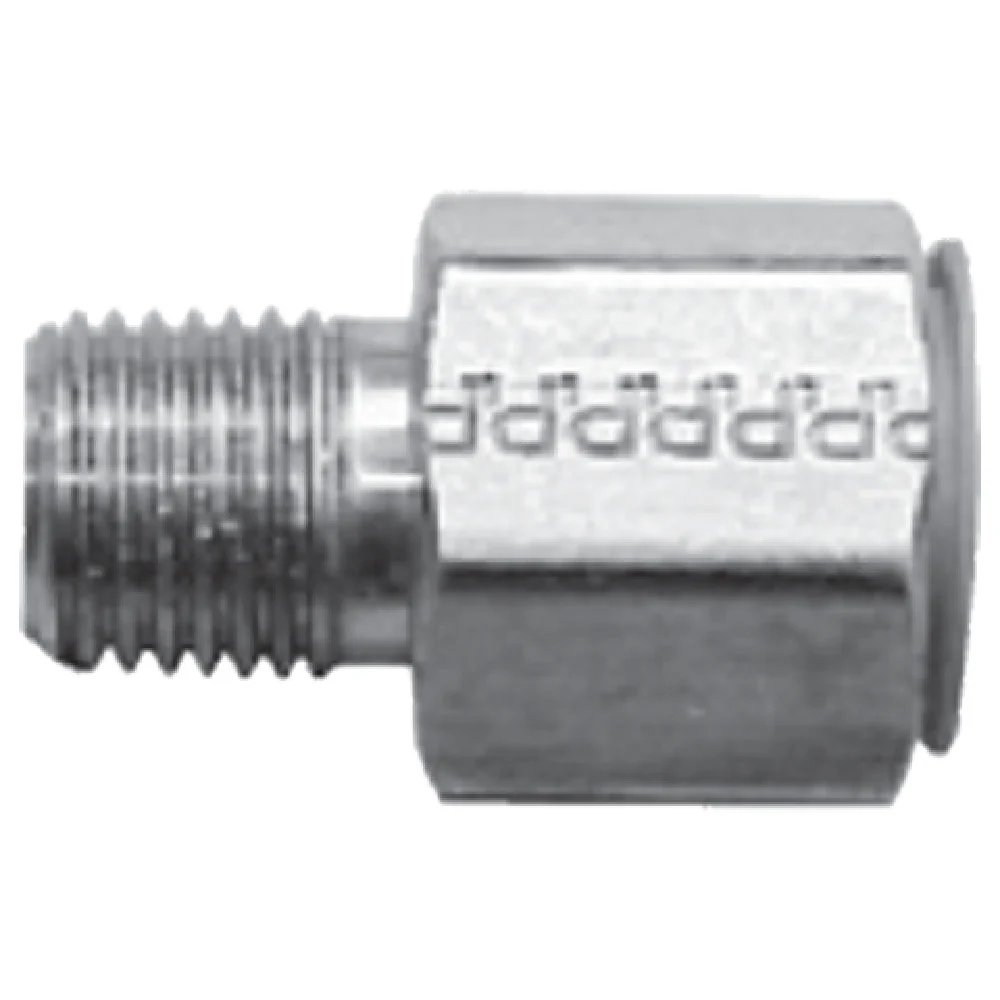 Dormont LF90-1112 1/4 Inch Male NPT to Female NPT Flare Fitting Stainless Steel