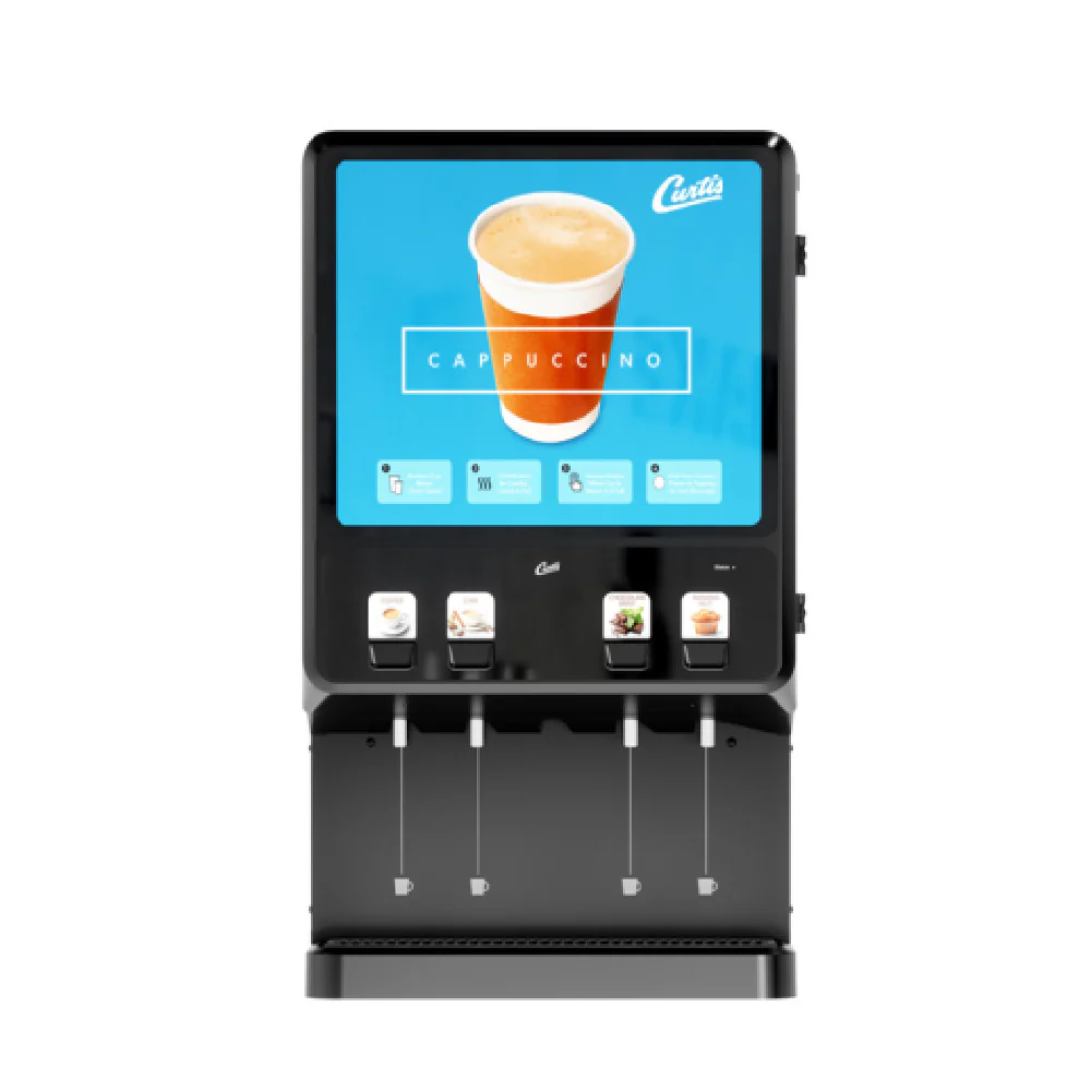 Curtis PCNG4800 | 1360102276 Premium Cappuccino Next Generation Machine (4) Station Dispenser With Hot Water Curtis PCNG4800 | 1360102276 Premium Cappuccino Next Generation Machine (4) Station Dispenser With Hot Water