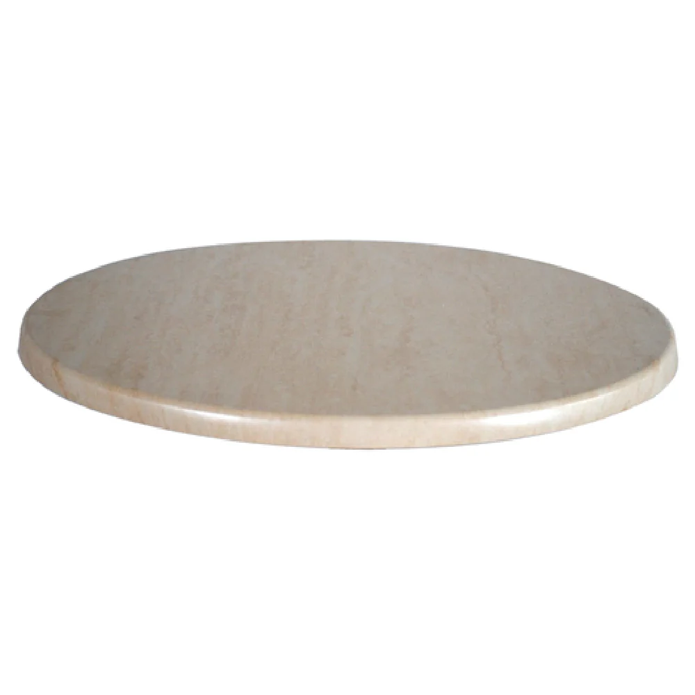 JMC Furniture TOPALIT 24 ROUND TRAVERTINE 24 Inch Round Table Top Outdoor Use JMC Furniture TOPALIT 24 ROUND TRAVERTINE 24 Inch Round Table Top Outdoor Use