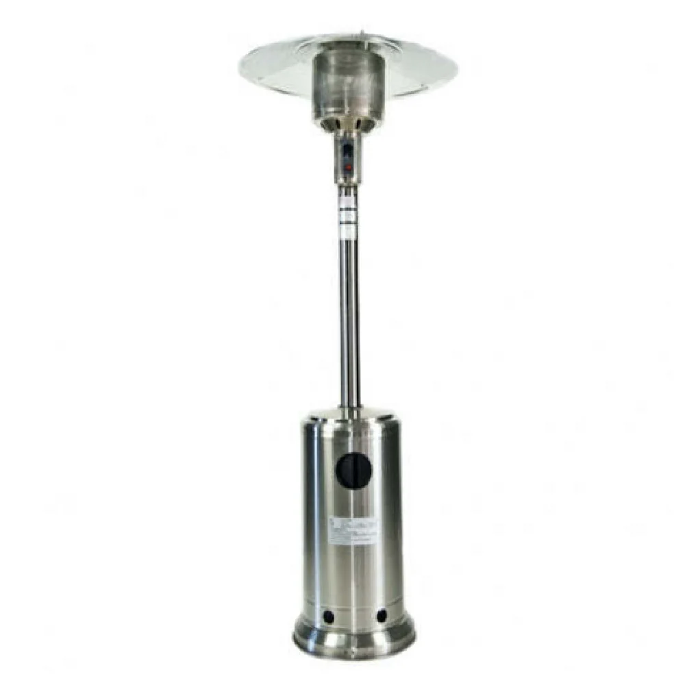 Empura Equipment HEA8601 31 Inch Liquid Propane Patio Heater Stainless Steel with Integrated Anti-Tilt Switch 44000 BTU Empura Equipment HEA8601 31 Inch Liquid Propane Patio Heater Stainless Steel with Integrated Anti-Tilt Switch 44000 BTU