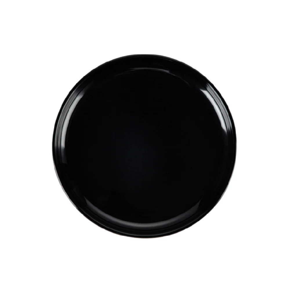 CAC China XCOP-16-K 10-1/4 Inch Round Coupe Plate Black Porcelain 2 Dozen Packs CAC China XCOP-16-K 10-1/4 Inch Round Coupe Plate Black Porcelain 2 Dozen Packs