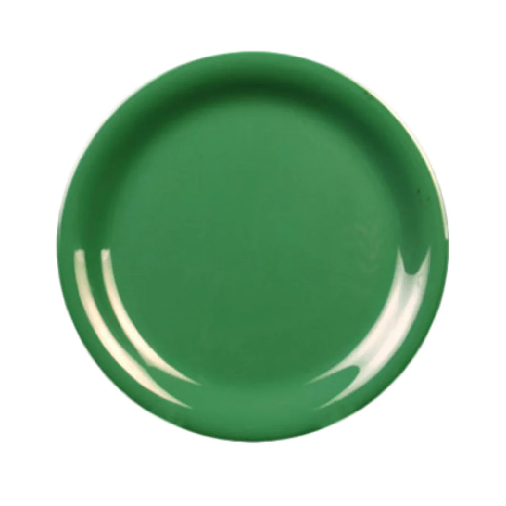 Thunder Group CR107GR 7-1/4 Inch Diameter Break-Resistant Plate Melamine Green Thunder Group CR107GR 7-1/4 Inch Diameter Break-Resistant Plate Melamine Green
