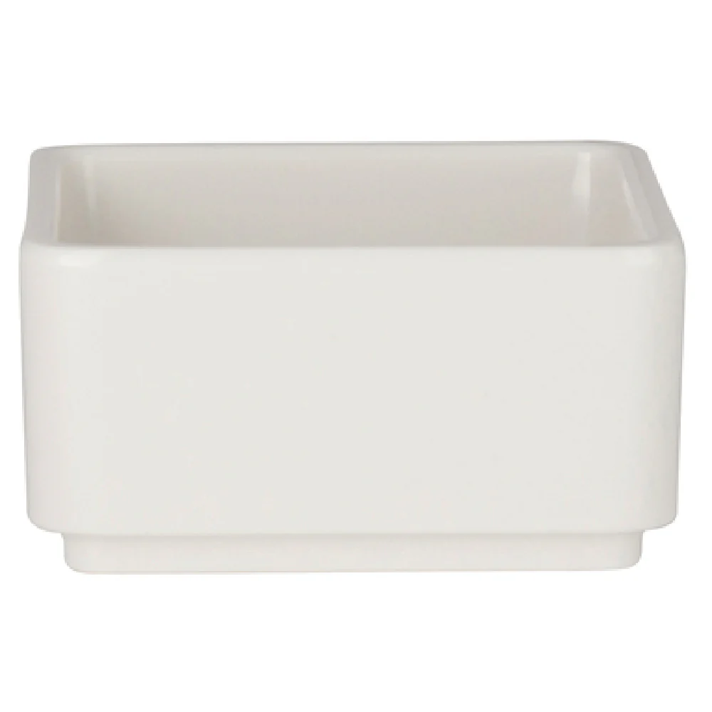 Steelite 7193TM103 4.5 Oz Square Insert Bowl White Melamine Bento Box 1 Dozen Steelite 7193TM103 4.5 Oz Square Insert Bowl White Melamine Bento Box 1 Dozen
