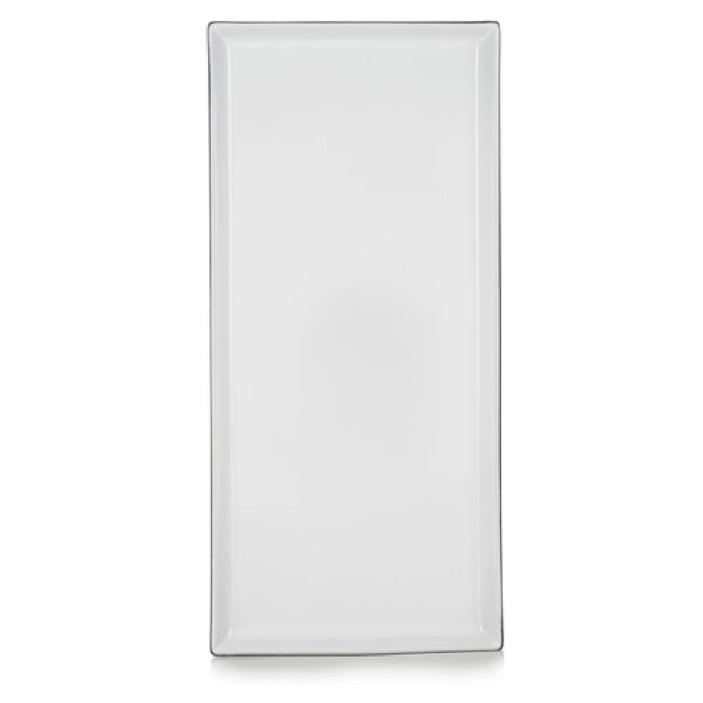 Revol 651432 12-3/4 Inch Rectangular Plate Porcelain White Cumulus Revol 651432 12-3/4 Inch Rectangular Plate Porcelain White Cumulus