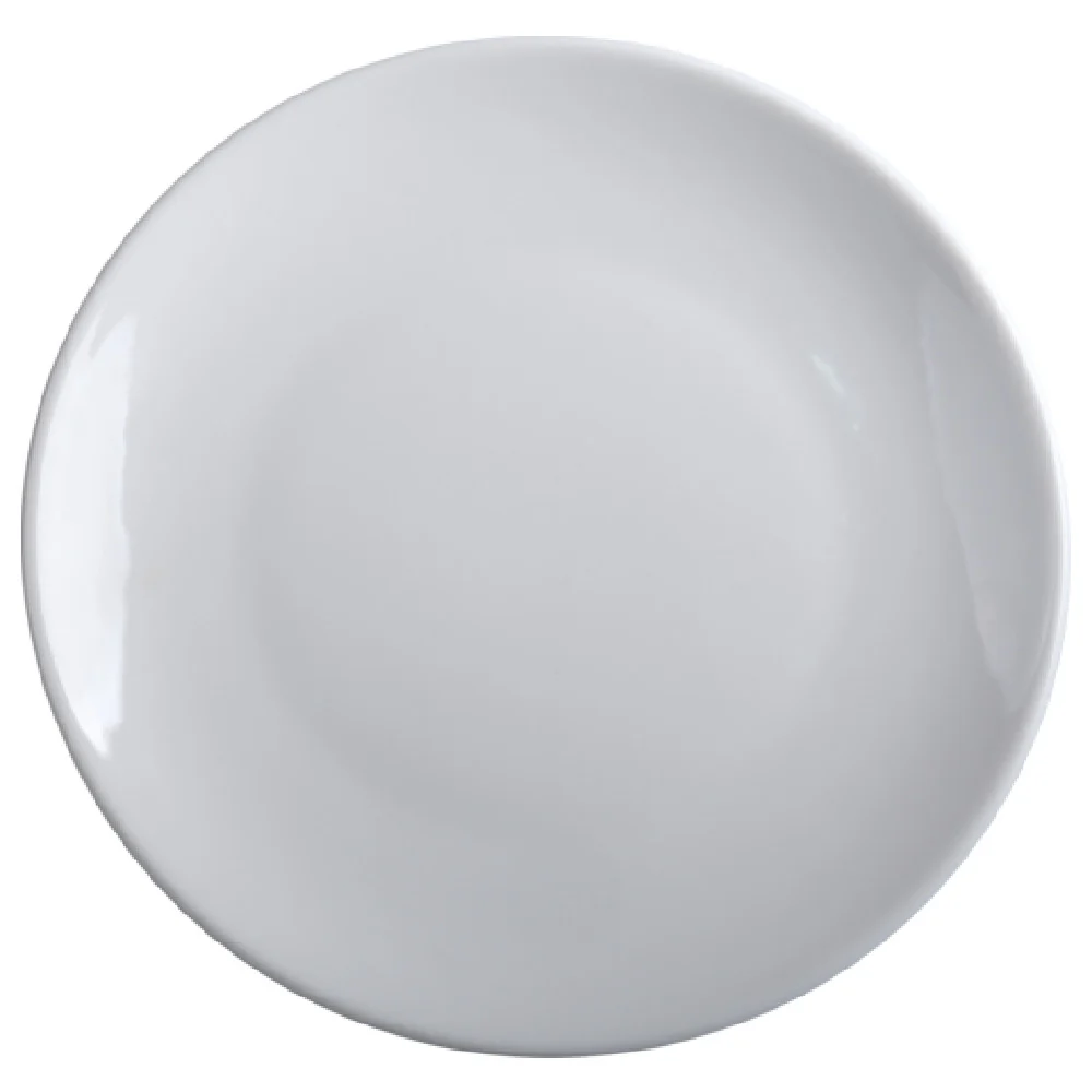 1880 Hospitality N1020000127C 7.5 Inch Diameter Coupe Plate Porcelain HydroZero Ivory