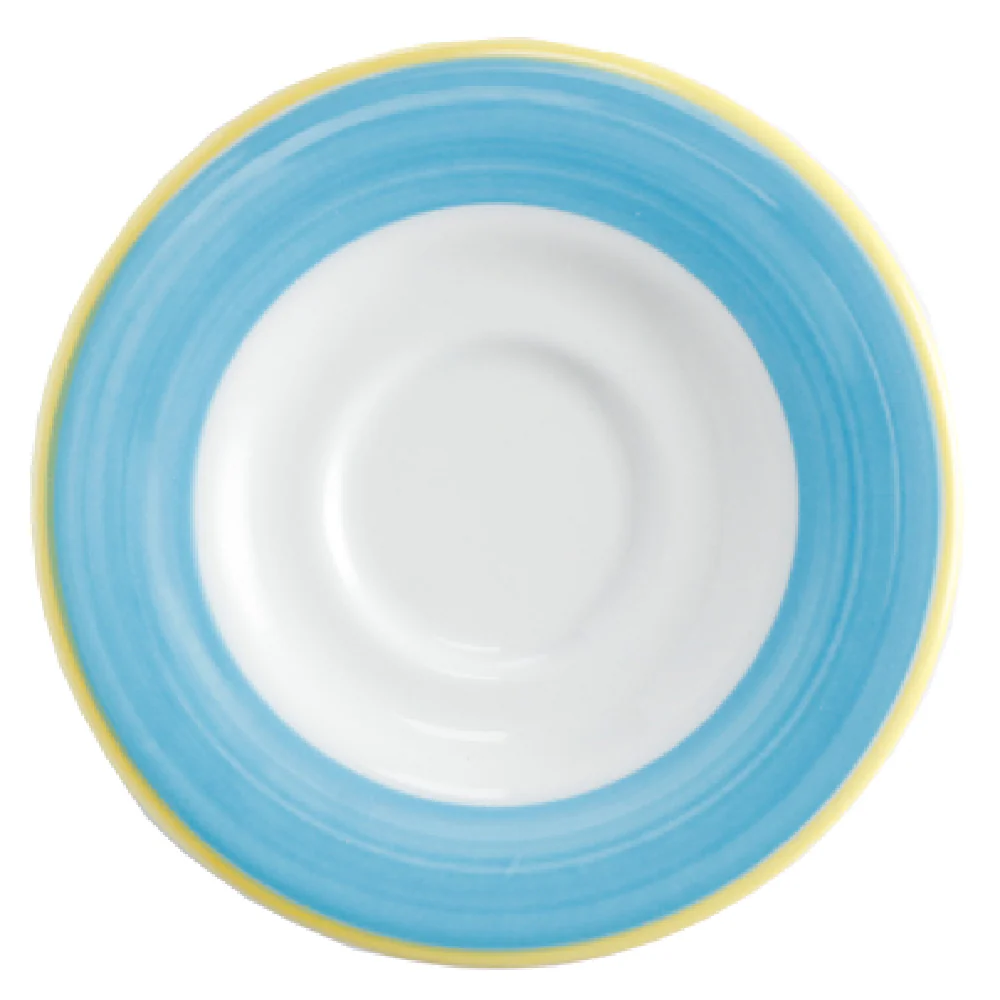 GET Enterprises PA1601900124 5 Inch Round Coffee/Espresso Saucer Porcelain GET Enterprises PA1601900124 5 Inch Round Coffee/Espresso Saucer Porcelain
