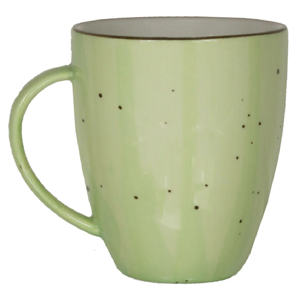 International Tableware RT-1-LI 8-1/2 Oz Cup With Handle Ceramic Lime