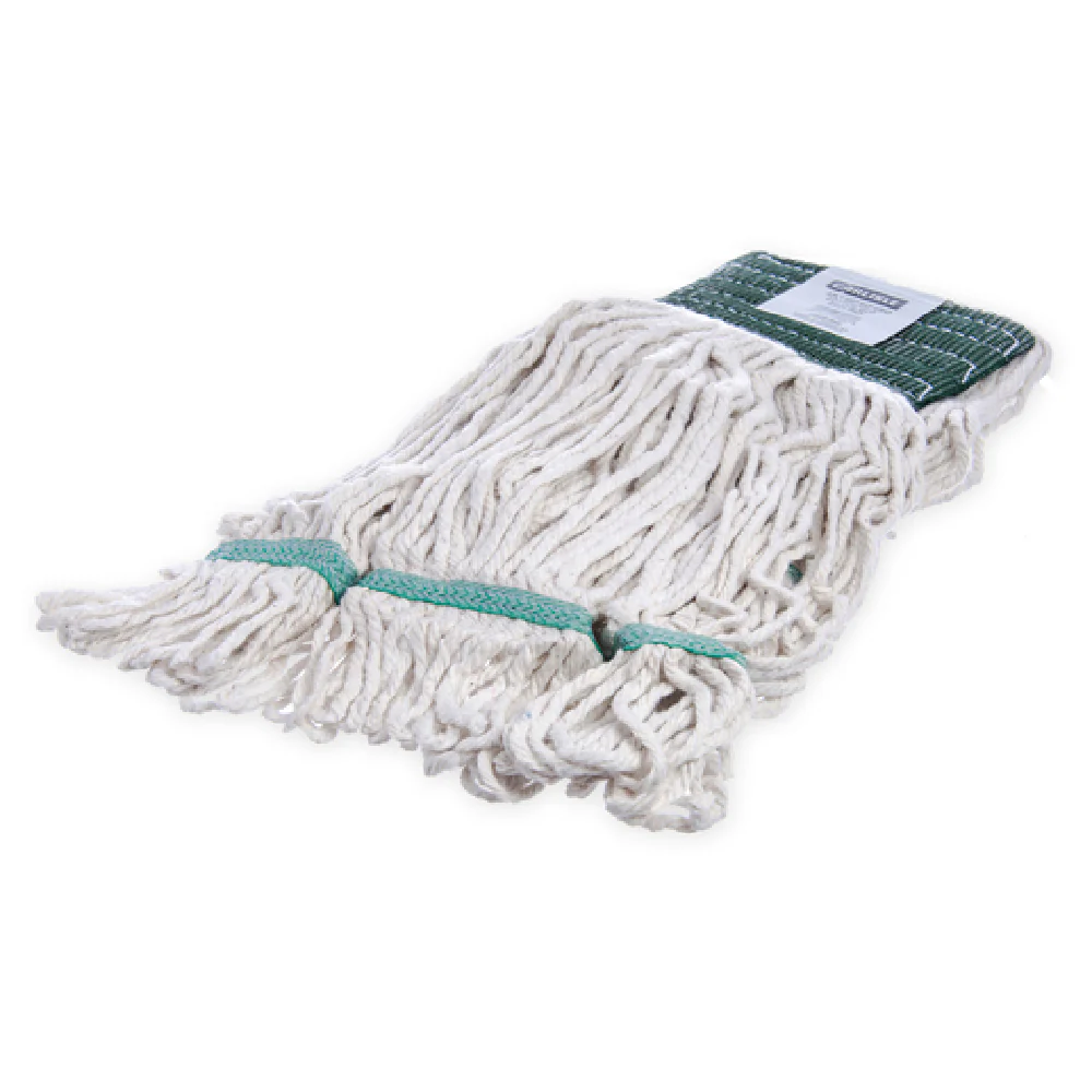 Carlisle 369551B00 18 Inch 4 Ply Looped End Wet Mop Head Cotton White Carlisle 369551B00 18 Inch 4 Ply Looped End Wet Mop Head Cotton White
