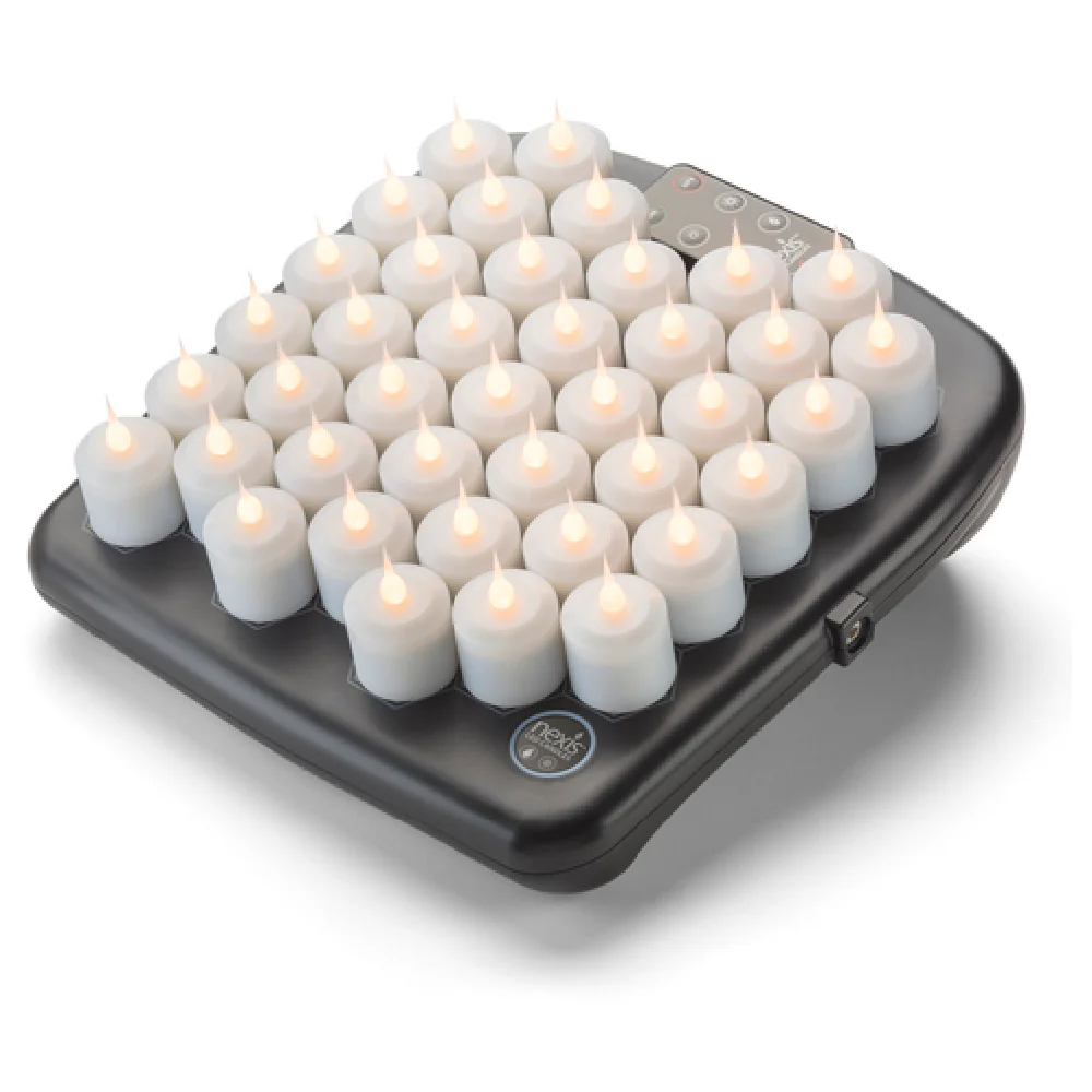 Hollowick HFRX40/UK 13 Inch Flameless Candle Set with Remote and Charger Hollowick HFRX40/UK 13 Inch Flameless Candle Set with Remote and Charger
