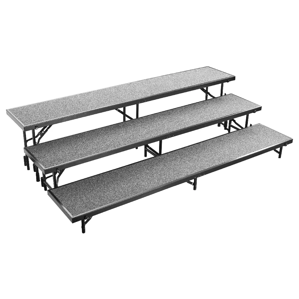 National Public Seating RS3L 54 Inch Choral Riser 3 Levels Steel Frame with Plywood Deck National Public Seating RS3L 54 Inch Choral Riser 3 Levels Steel Frame with Plywood Deck