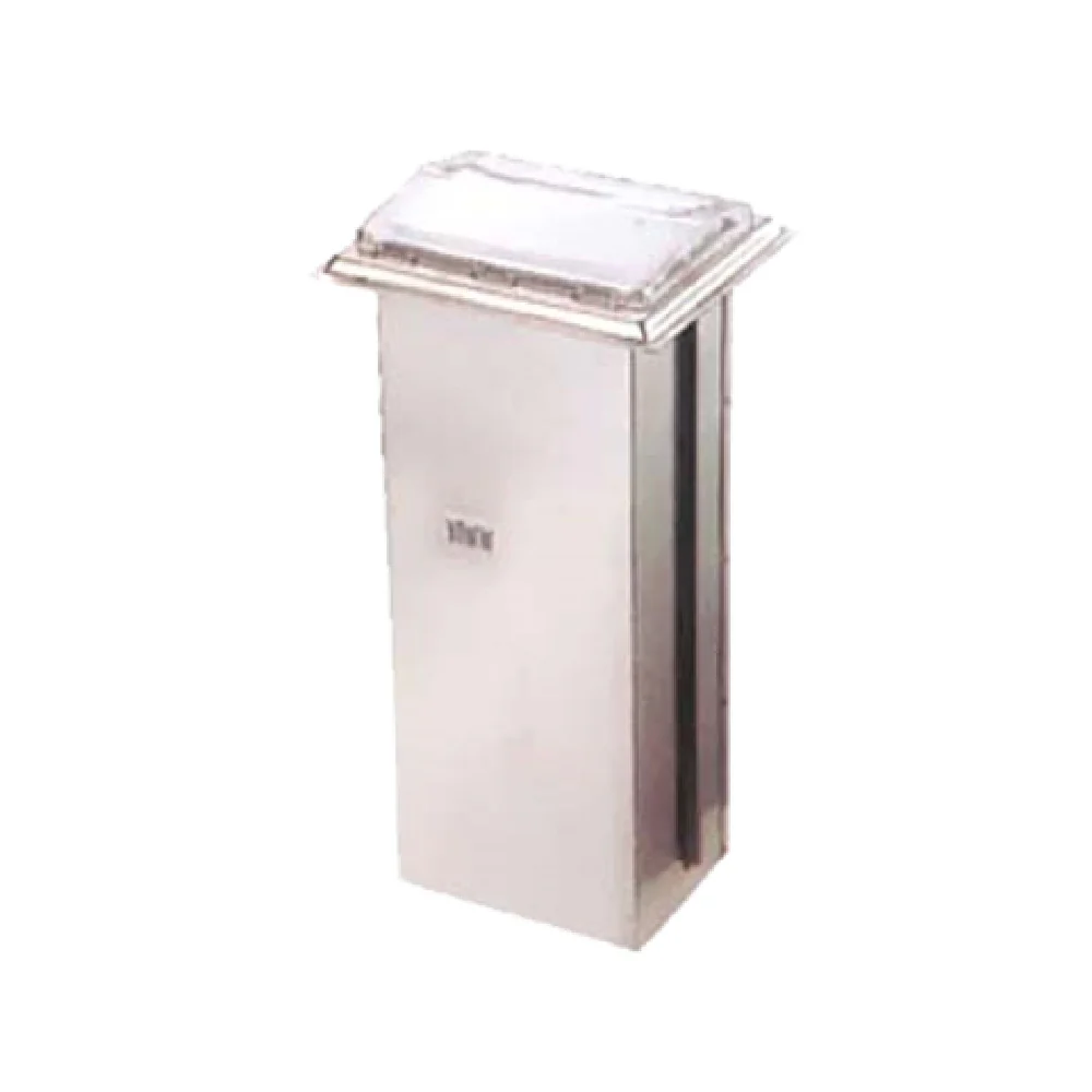 Vollrath 6525-28 9-1/2 Inch Paper Napkin Dispenser In-counter Stainless Steel with Chrome Faceplate