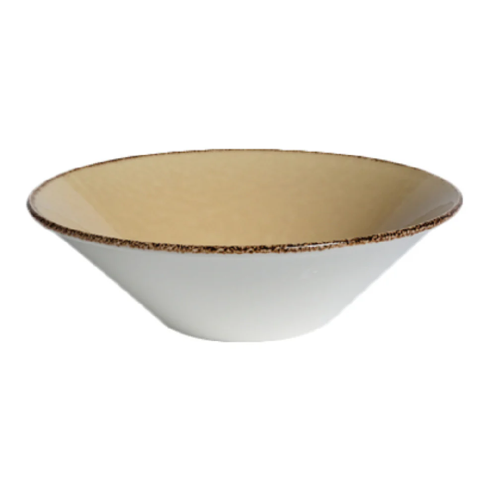 Steelite 11200597 19.25 Oz Bowl Round China Wheat Vitrified Durable to Serve