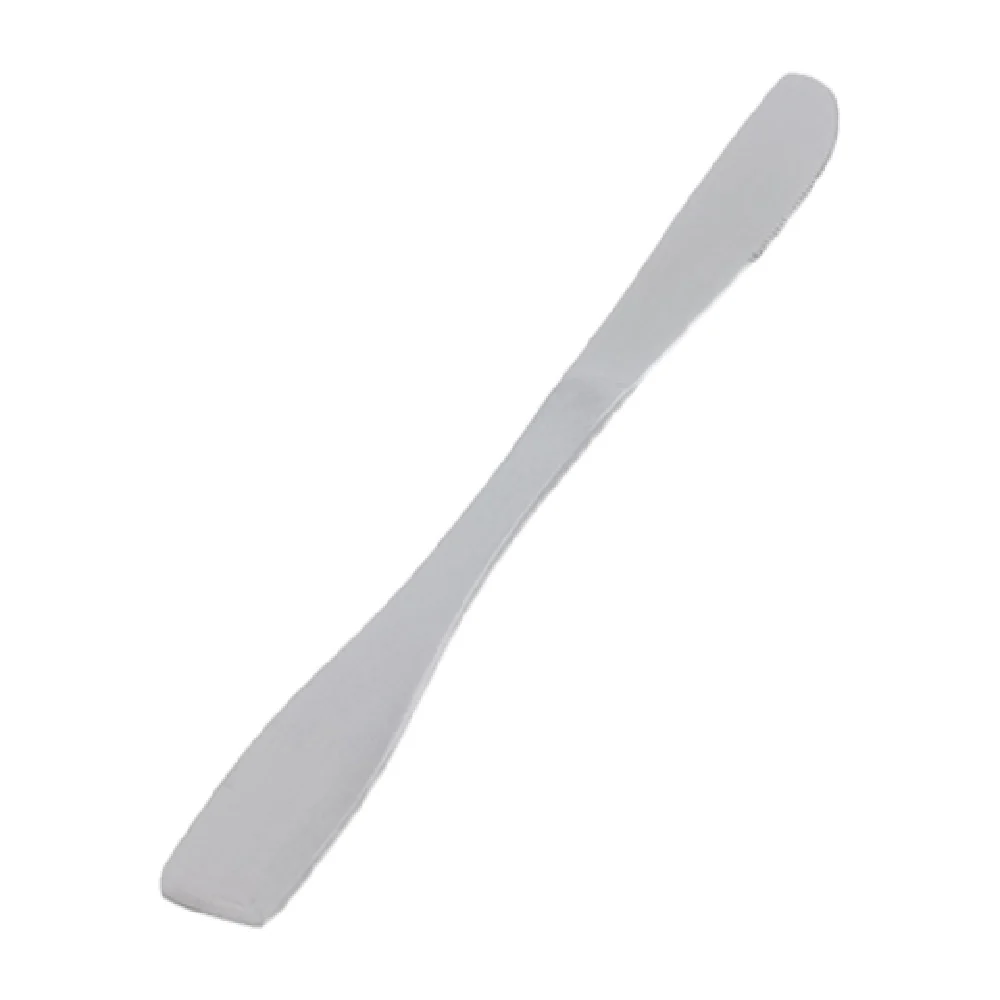 Crestware BER604 8-3/4 Inch Dinner Knife Serrated Brushed Satin Handle Mirror Polished Heavyweight 18/0 Stainless Steel Crestware BER604 8-3/4 Inch Dinner Knife Serrated Brushed Satin Handle Mirror Polished Heavyweight 18/0 Stainless Steel