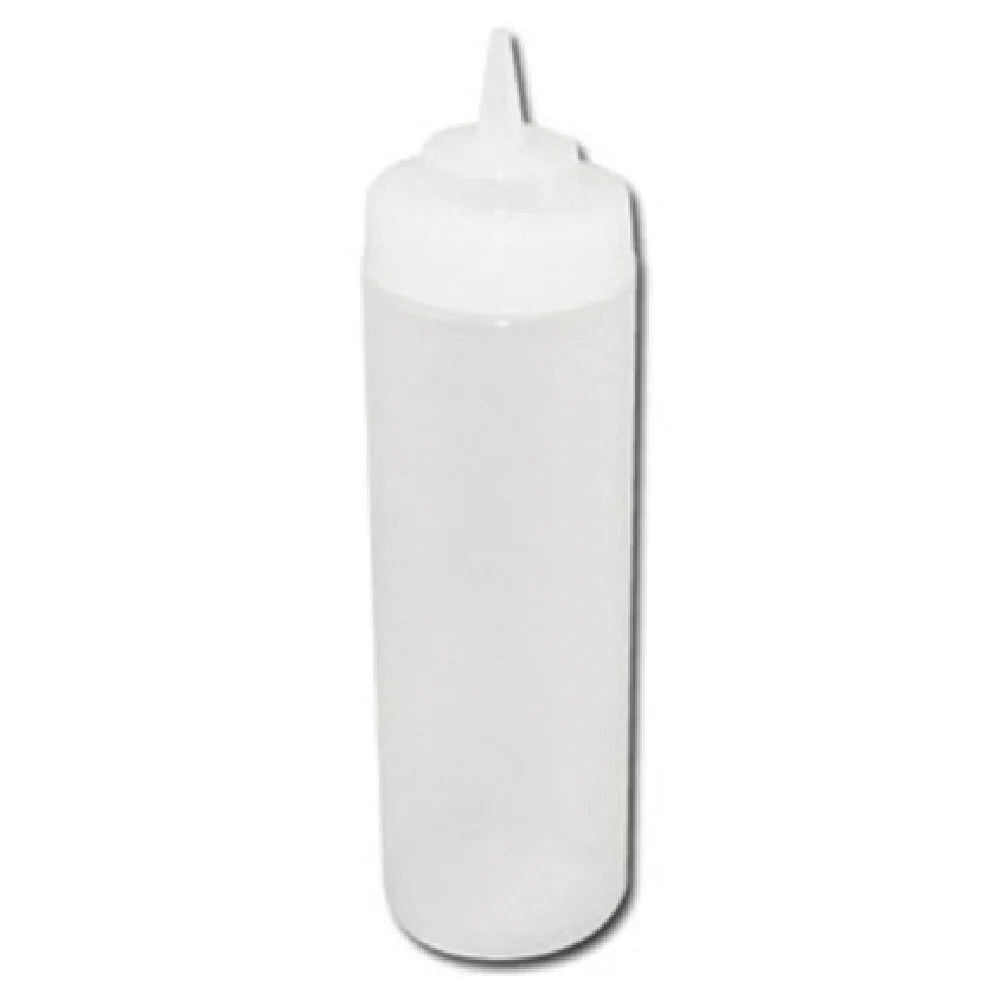 Winco PSW-12 12 Oz Squeeze Bottle BPA Free Plastic Clear 6 Packs