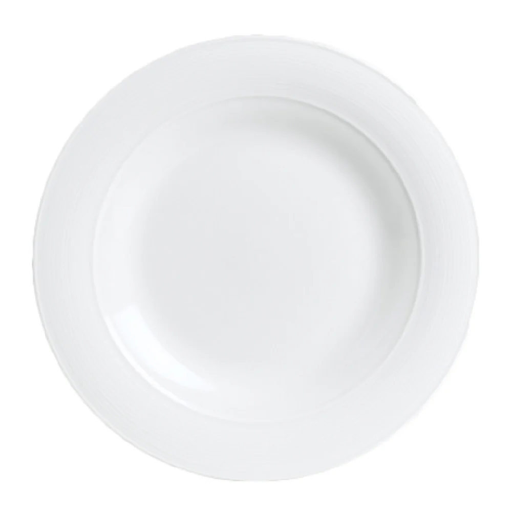 Steelite 6300P013 6.75 Inch Flat Rim Plate Round Cool Blue-White Porcelain Steelite 6300P013 6.75 Inch Flat Rim Plate Round Cool Blue-White Porcelain