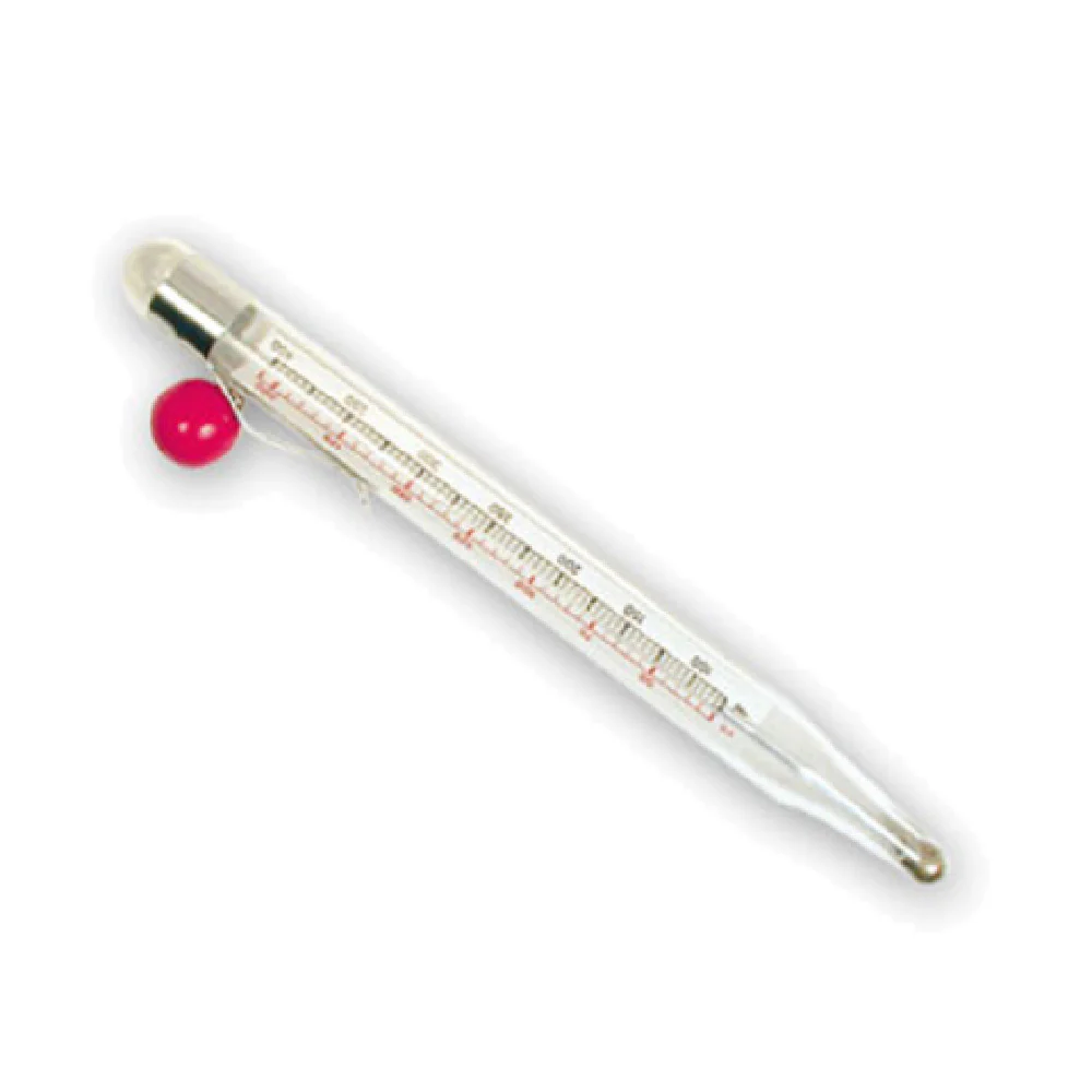 Admiral Craft DFCT-1 8 Inch Deep Fry Candy Thermometer 100 to 400 F Red Ball