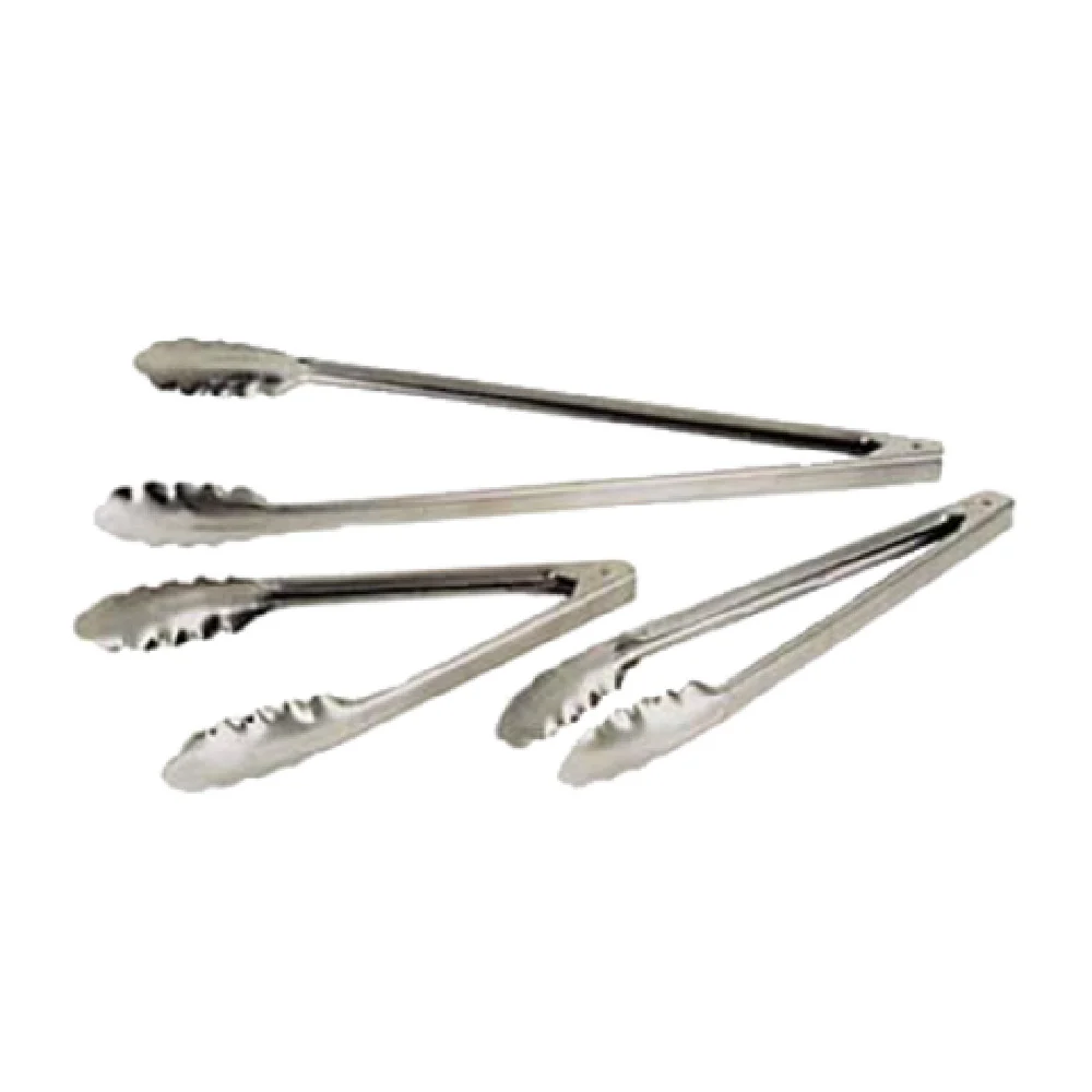 Admiral Craft XHT-12 12 Inch Utility Tongs Coil Spring Operated Extra Heavy Stainless Steel