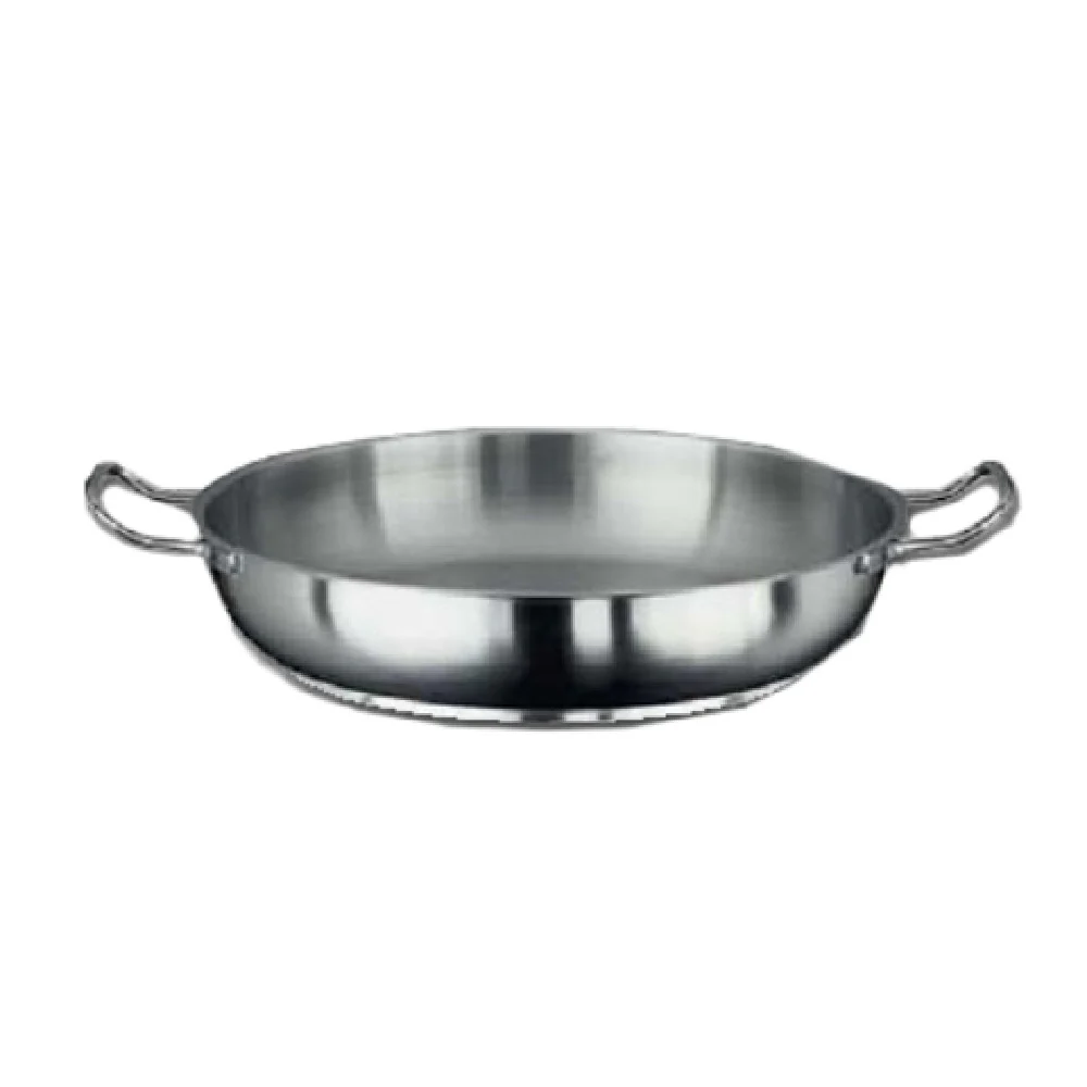 Vollrath 3156 12-1/2 Inch Induction Ready Omelet Pan Stainless Steel with Aluminum Clad Bottom