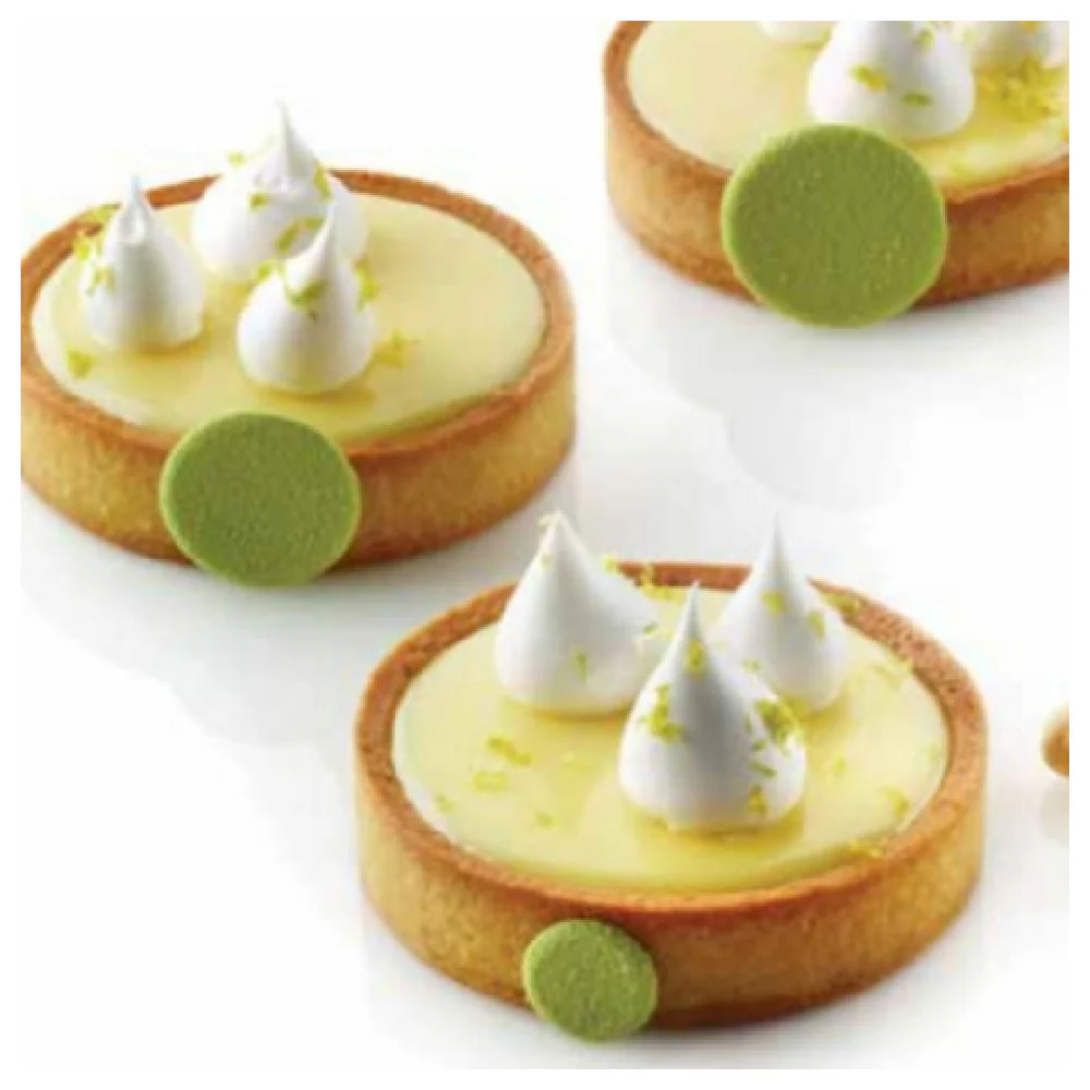 JB Prince MA185 8 Inch Perforated Tarte Ring Heat Resistant Plastic Made in Italy
