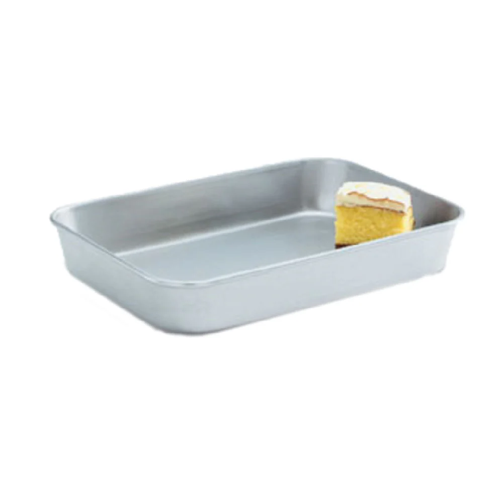 Vollrath 68076 3-7/8 Quarts Bake Pan 9 Inch by 13 Inch Aluminum without Handles