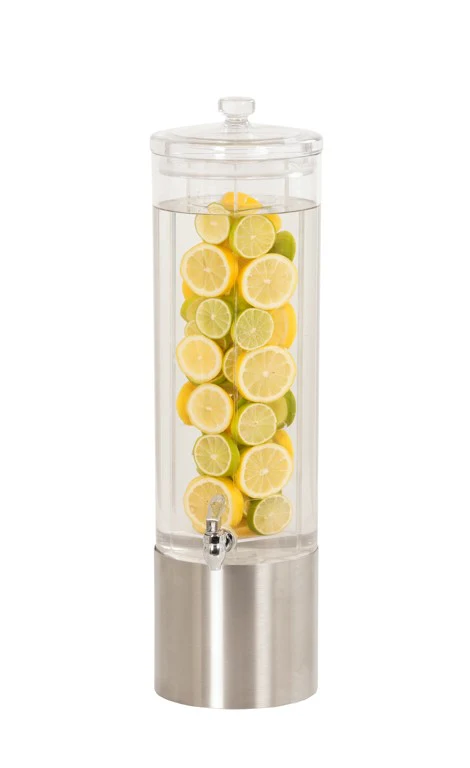 Cal Mil 22095-3INF-55 11 Inch Beverage Dispenser with Infusion Chamber Acrylic Cal Mil 22095-3INF-55 11 Inch Beverage Dispenser with Infusion Chamber Acrylic