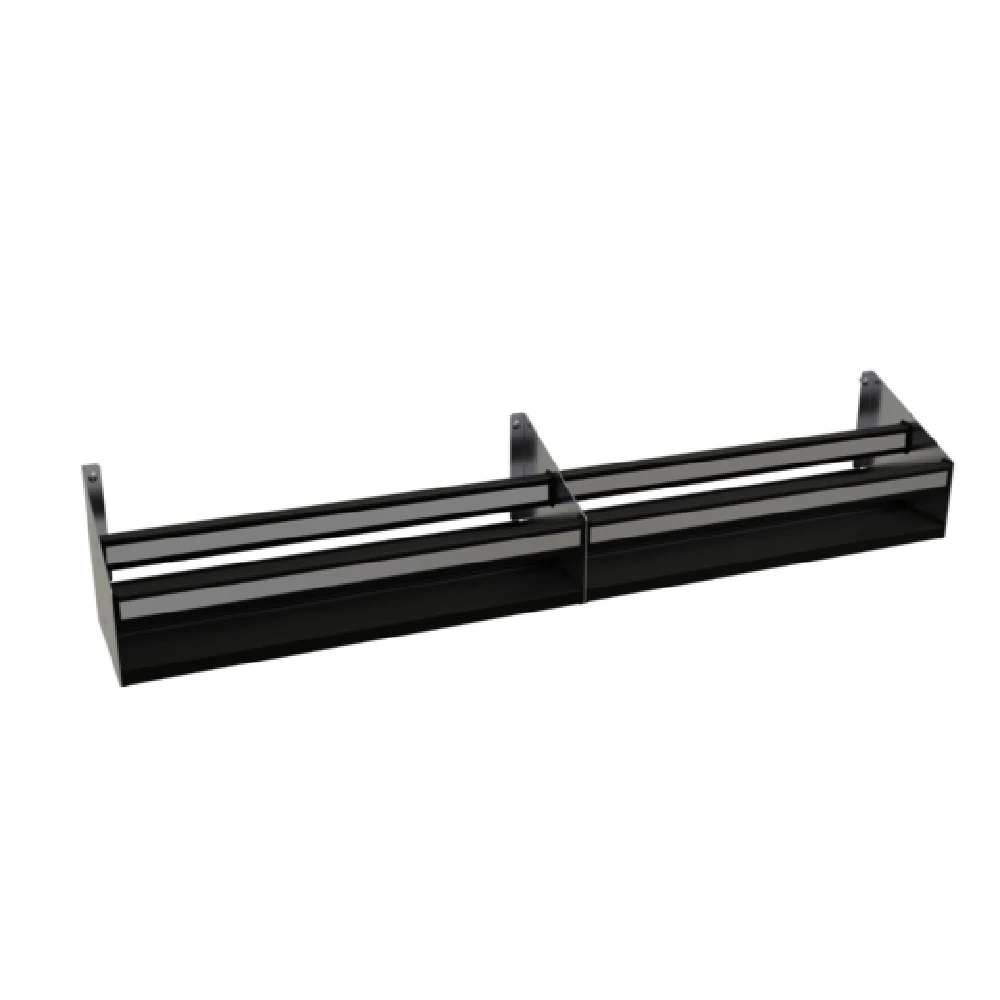 Glastender DSR-51 51 Inch Open Step-and-Rail Double Speed Rail Stainless Steel Glastender DSR-51 51 Inch Open Step-and-Rail Double Speed Rail Stainless Steel