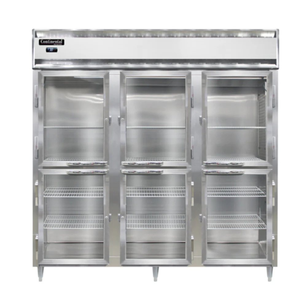 Continental Refrigerator D3RNSAPTHD-GD-SD Designer Line Refrigerator 72 Cubic Ft. Capacity