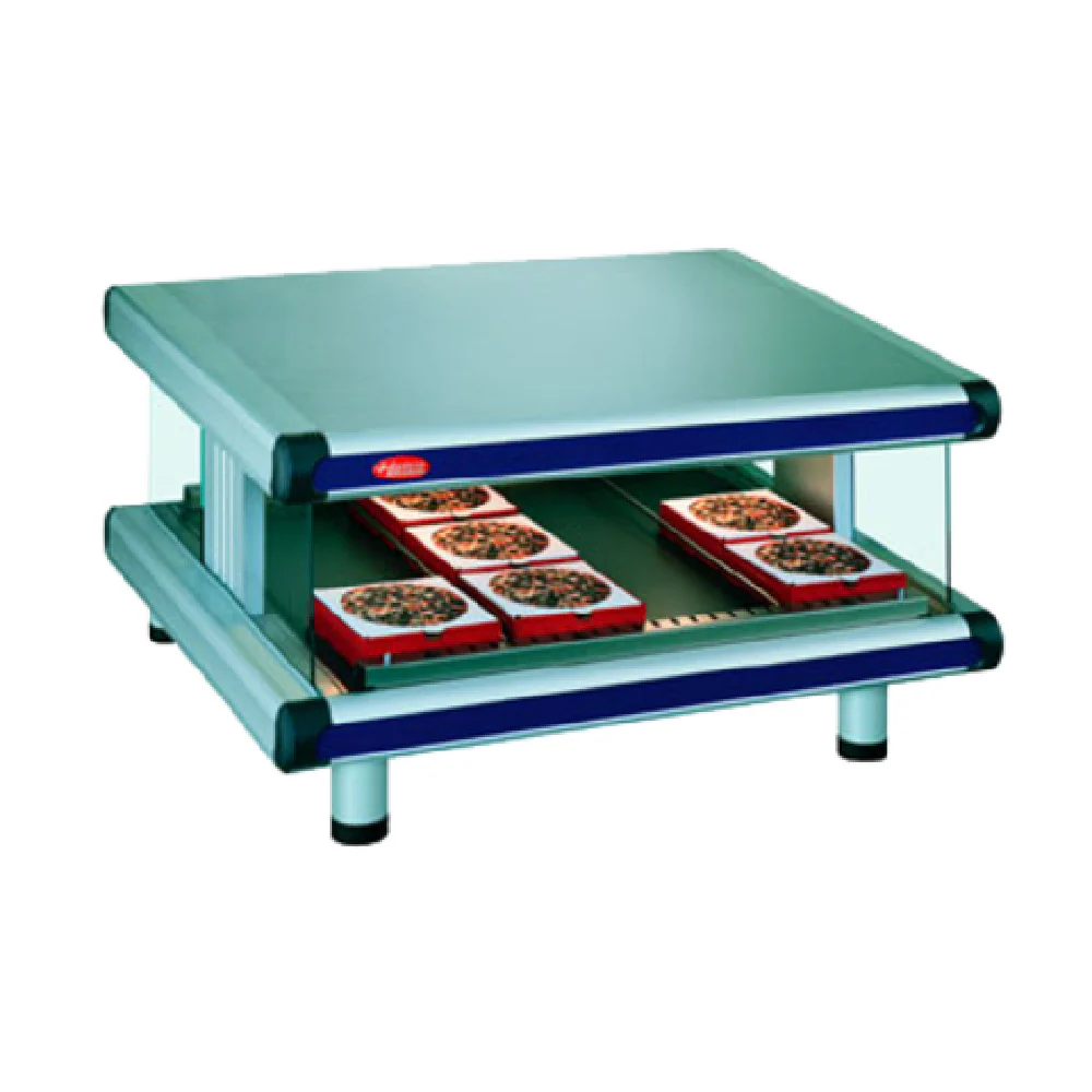 Hatco GR2SDS-54_120/60/1 60 Inch Countertop Glo-Ray Designer Display Warmer with 1 Shelf and 10 Rods