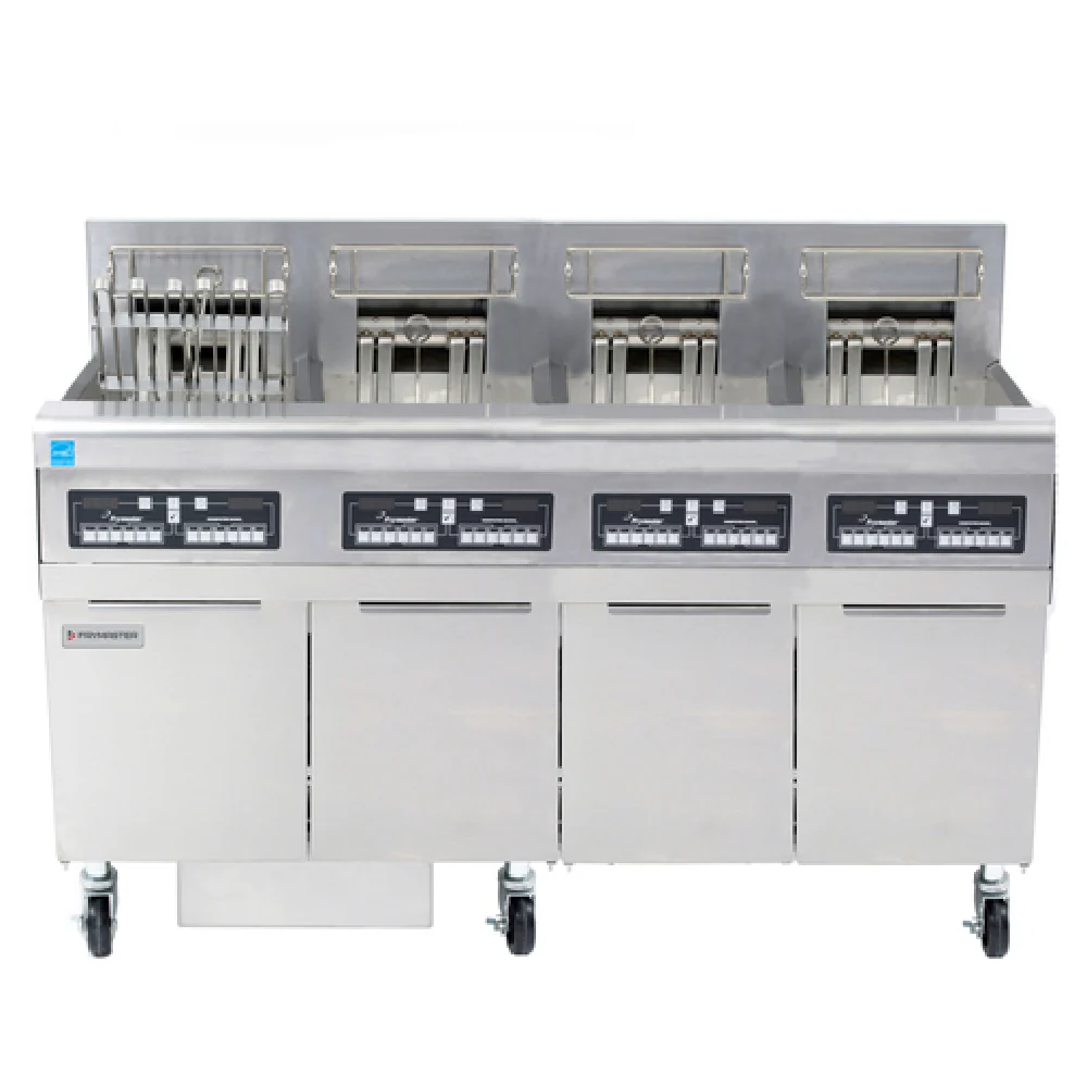 Frymaster FPRE414_240/60/3 62 Inch Electric Deep Fryer Battery with Built-in Filtration Frymaster FPRE414_240/60/3 62 Inch Electric Deep Fryer Battery with Built-in Filtration