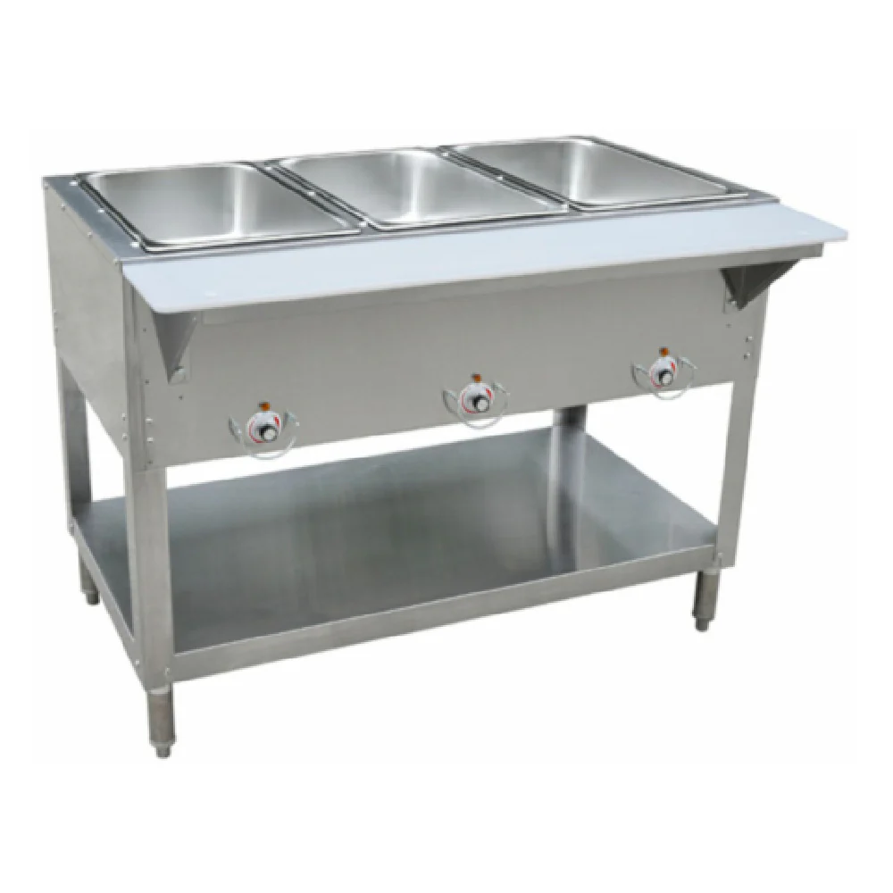 Hubert 28W-110 Kratos® Electric Steam Table/Hot Food Table Three Wells Stationary