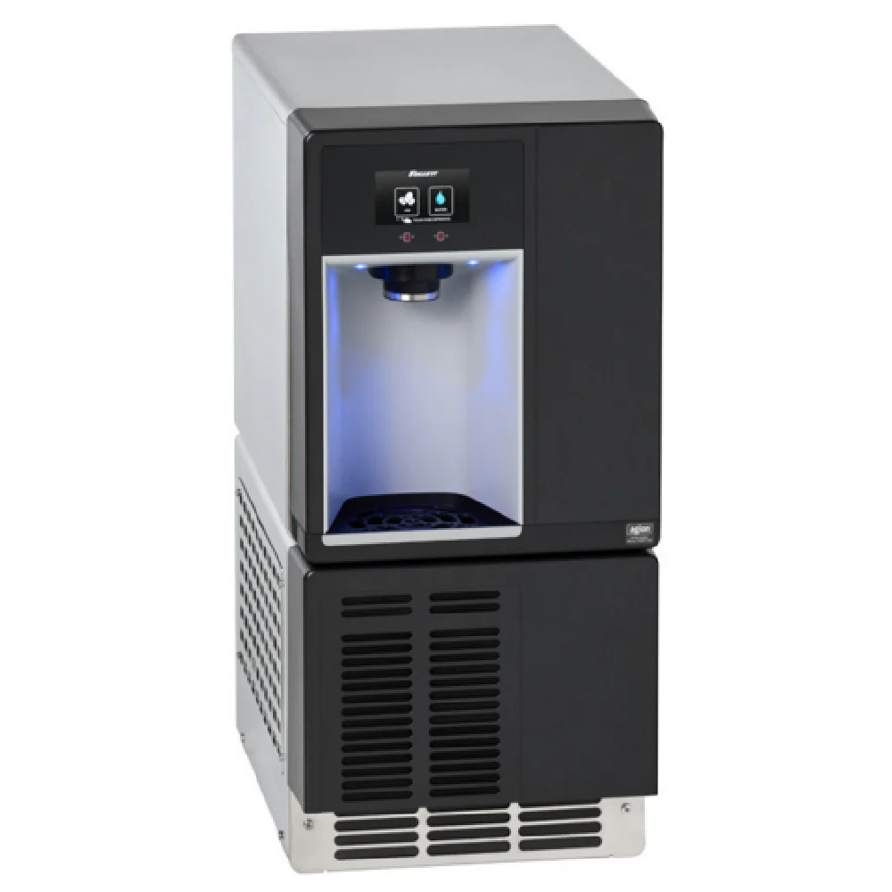 Follett 7UD114A-IW-NF-ST-00 Champion 7 Undercounter Ice And Water Dispenser For ADA Applications Produces Up To 125 Lbs Of Chewblet Nugget Ice Per Day While Holding 7 Lbs Of Ice In Storage