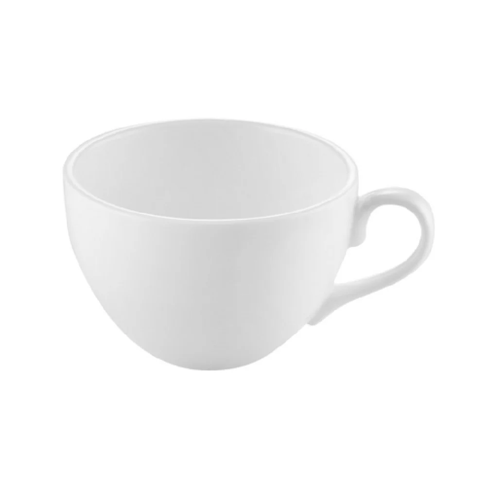 CAC China RCN-1056 15 Oz Clinton Cappuccino Cup Porcelain Super White
