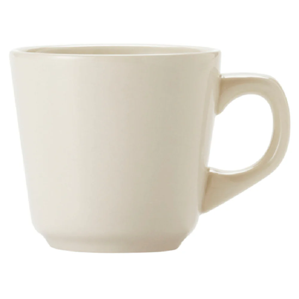 Libbey 740-901-007 7 Oz Cream White Porcelain Round Cup - 36 Packs