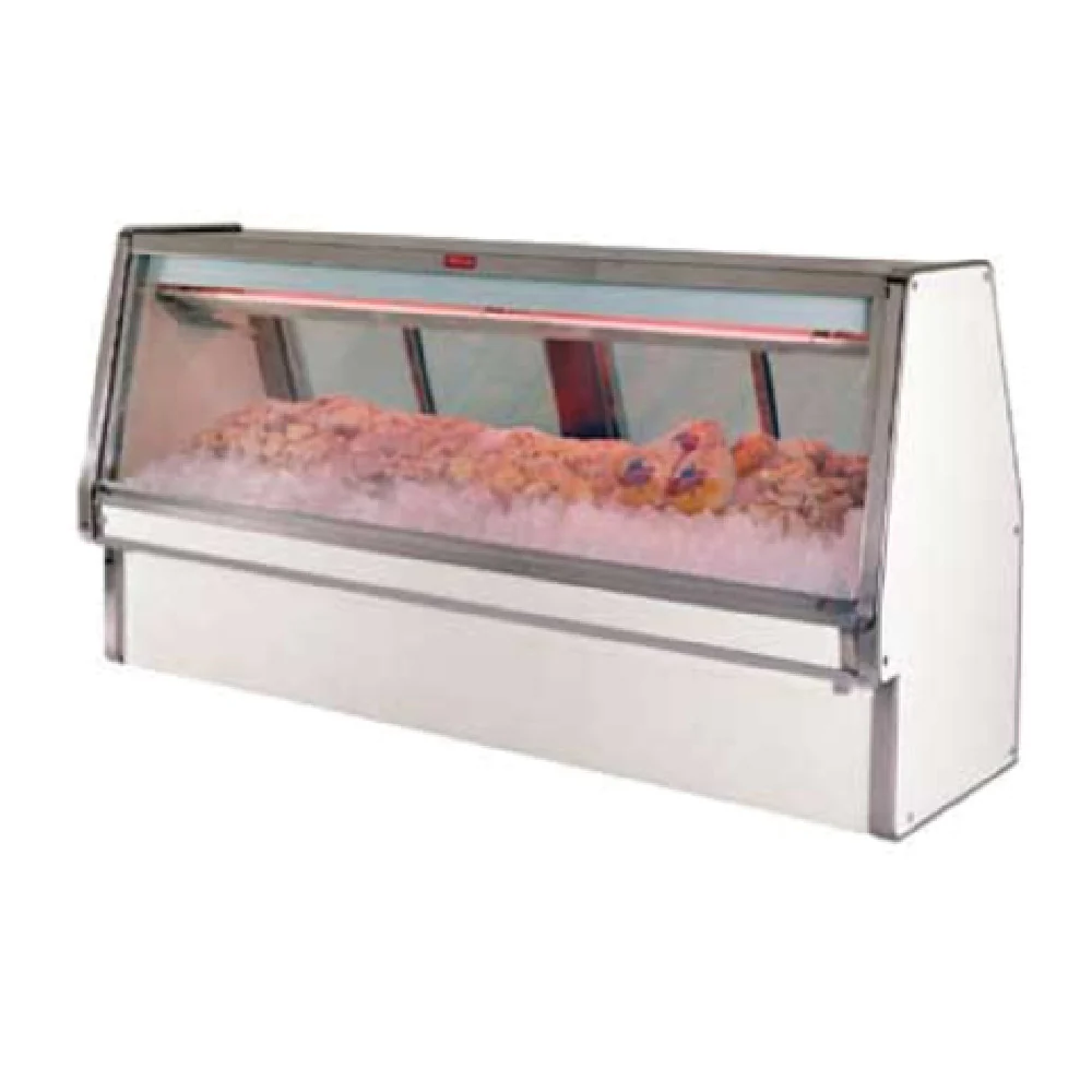 Howard-McCray R-CFS34E-6-LED 76 Inch Fish/Poultry Service Case Remote Refrigeration