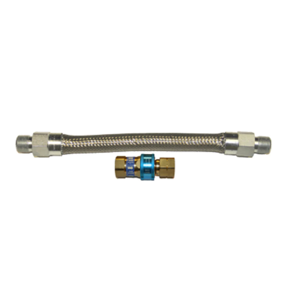 Dormont 16125BQ48 1-1/4 Inch Diameter Gas Connector Hose Assembly with Braided Stainless Steel Dormont 16125BQ48 1-1/4 Inch Diameter Gas Connector Hose Assembly with Braided Stainless Steel