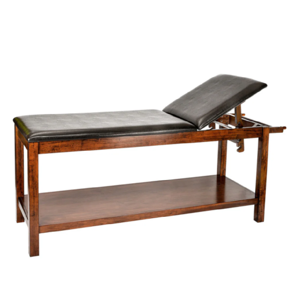 Alpine Industries ADI996-03-MA 28 Inch Medical Exam Table Wood Mahogany with 2 Inch Foam Padding
