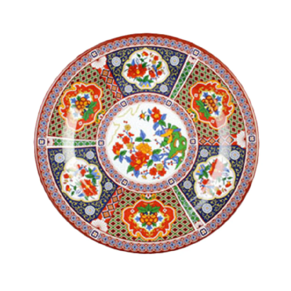 Thunder Group 1014TP 14-1/8 Inch Diameter Round Plate Break-resistant Melamine BPA Free