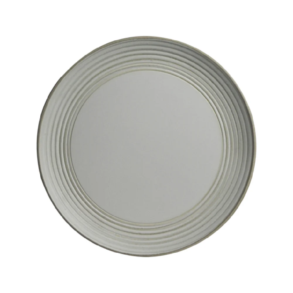 Steelite 7178TM708 11.5 Inch Coupe Plate Grigio Melamine Round - Pack of 6