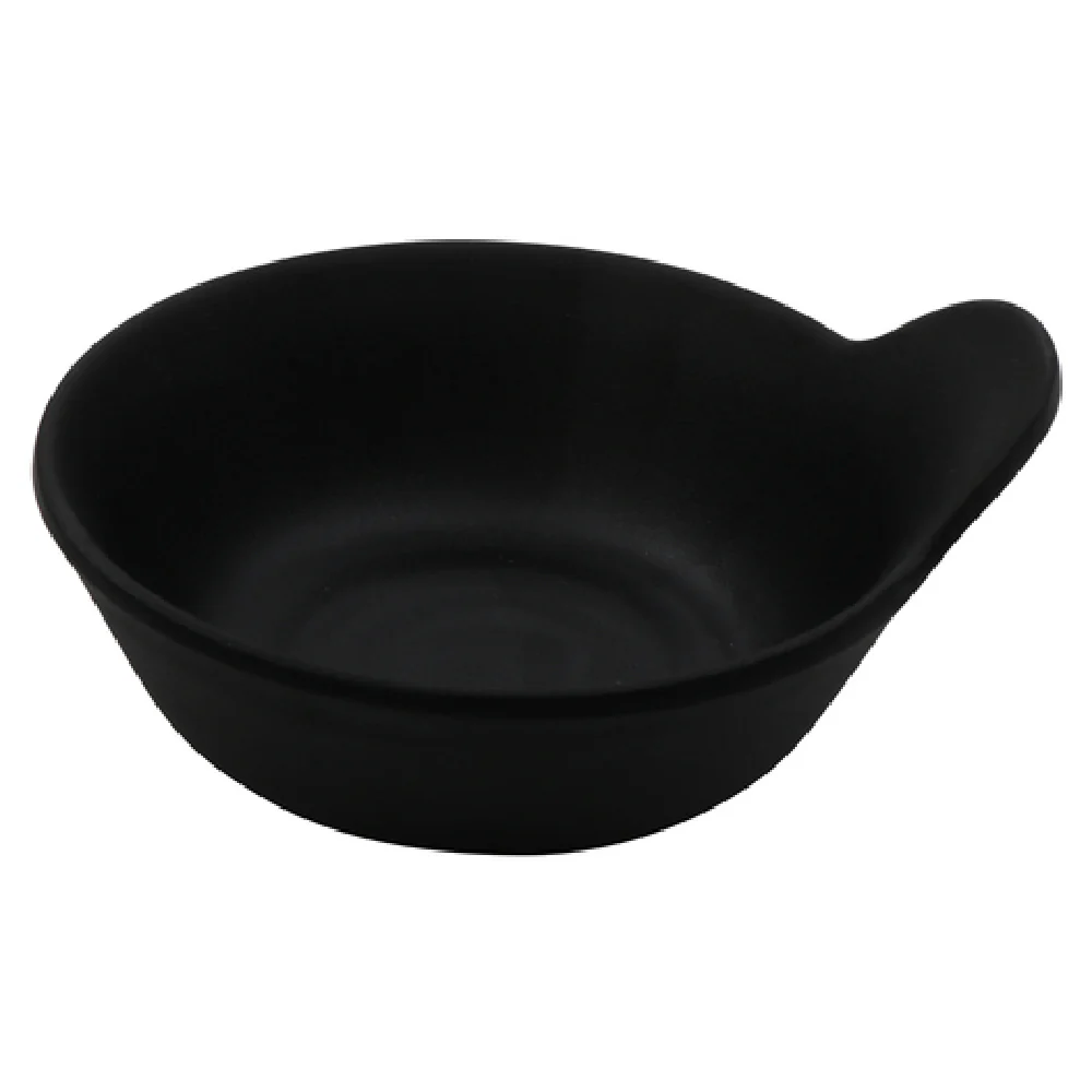 GET Enterprises B-70-BK 4-1/2 Inch Nara Soup/Appetizer Bowl 7 Oz Break Resistant Black