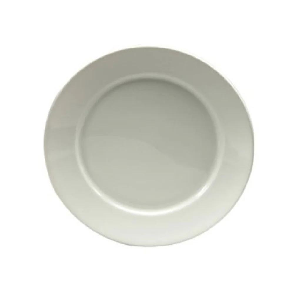 1880 Hospitality R4650000139 9-1/2 Inch Diameter Plate Porcelain Round Bright White