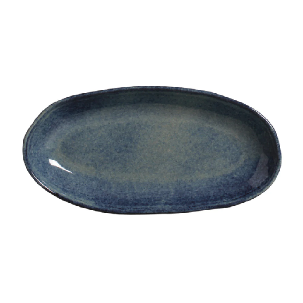 Porto Brasil 14414113001 12.6 Inch Deep Organic Platter Stoneware Oval Denim Porto Brasil 14414113001 12.6 Inch Deep Organic Platter Stoneware Oval Denim
