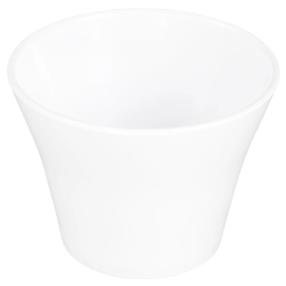 GET Enterprises MC16-W 16 Oz Salad Crock Break Scratch Resistant Melamine White