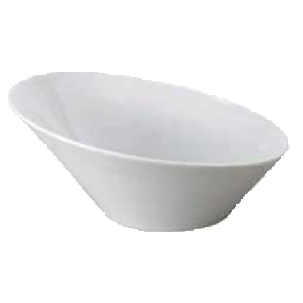 Vertex China ARG-IC5 8 Oz. Bowl 5-1/2 Inch Inclined Deep High Pitched Rims Bright White Vertex China ARG-IC5 8 Oz. Bowl 5-1/2 Inch Inclined Deep High Pitched Rims Bright White