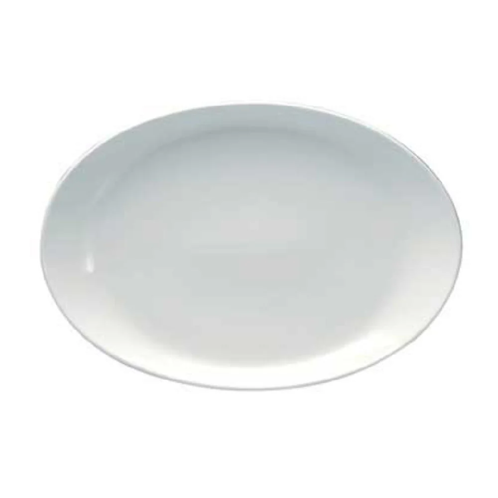 1880 Hospitality R4220000376 13-5/8 Inch Oval Winged Platter Porcelain Bright White