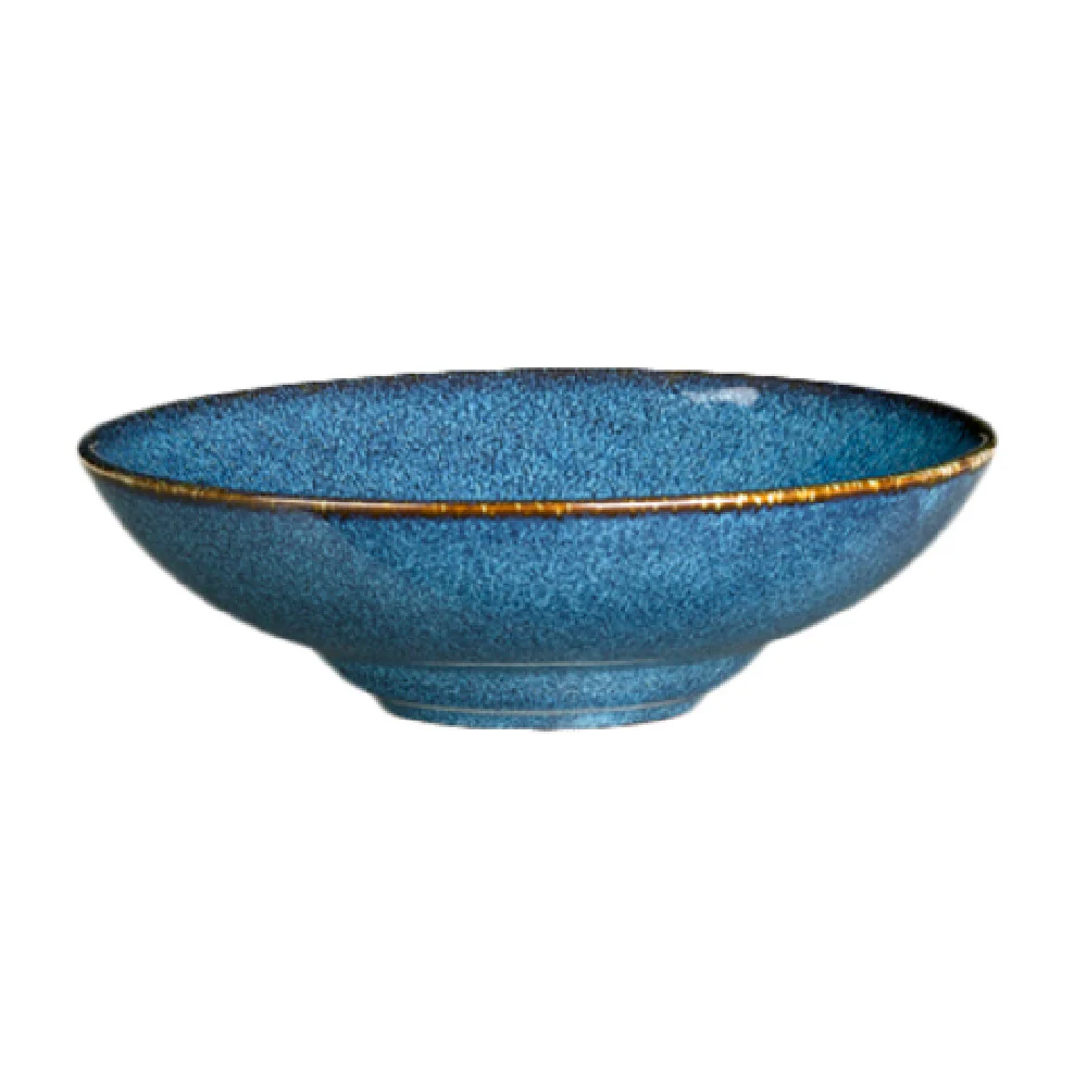 Steelite 6414MY014 31.25 Oz Rimmed Coupe Bowl Wabi Sabi Indigo Porcelain Steelite 6414MY014 31.25 Oz Rimmed Coupe Bowl Wabi Sabi Indigo Porcelain