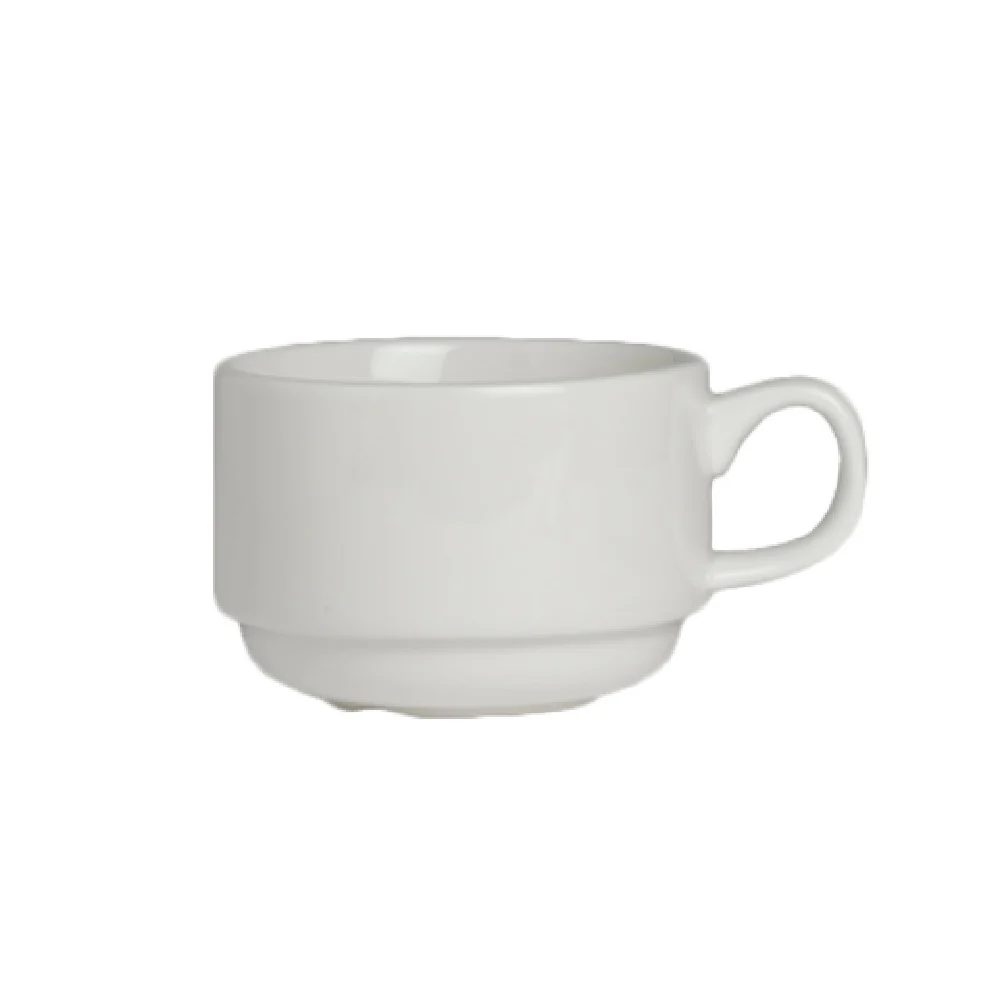 Steelite 6940E689 7 Oz Cup Stackable Round Porcelain White 3 Dozen Cases