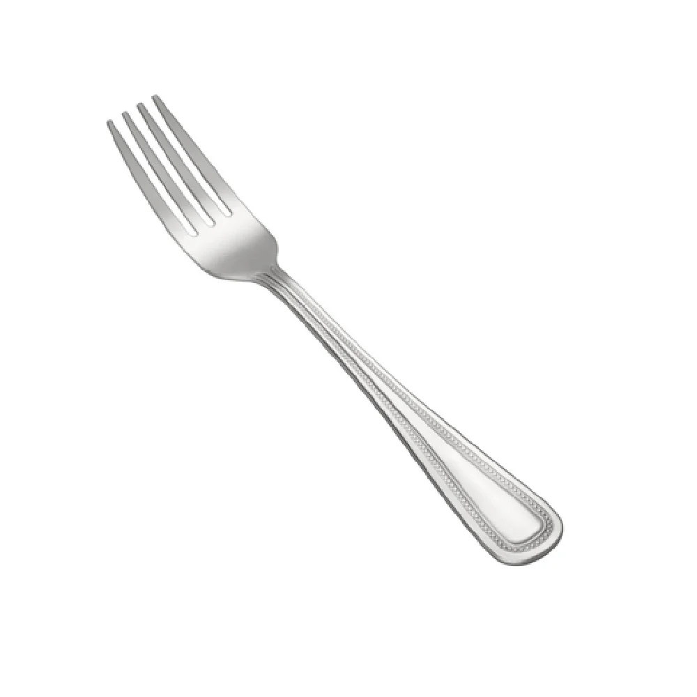 CAC China 3008-05 7-3/8 Inch Heavy Weight Black Pearl Dinner Fork Stainless Steel CAC China 3008-05 7-3/8 Inch Heavy Weight Black Pearl Dinner Fork Stainless Steel