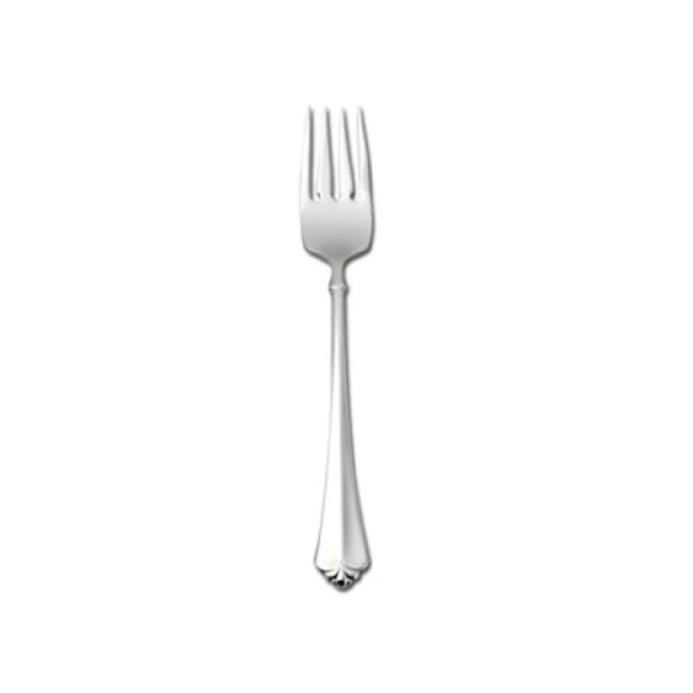 1880 Hospitality 2273FSLF 7 Inch Salad Pastry Fork Fleur-de-lis Design Stainless Steel